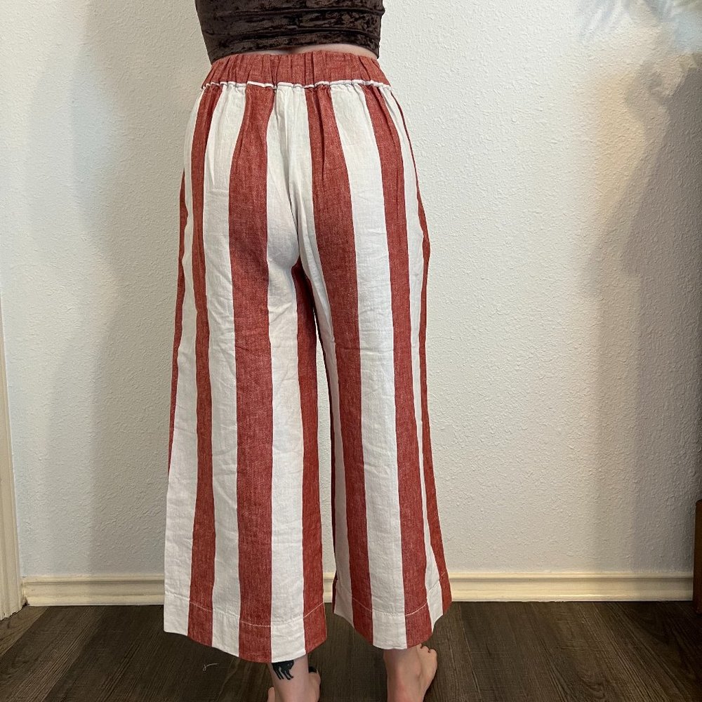 Madewell Wide Leg Linen Pants - Picture 2 of 2